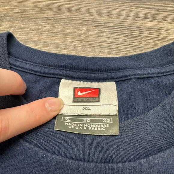 Vintage Y2K Nike Dallas Mavericks Make Some Noise Blue Men XL Basketball T-Shirt - Picture 5 of 9